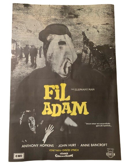 DAVID LYNCH ''FİL ADAM'' FİLM AFİŞİ
