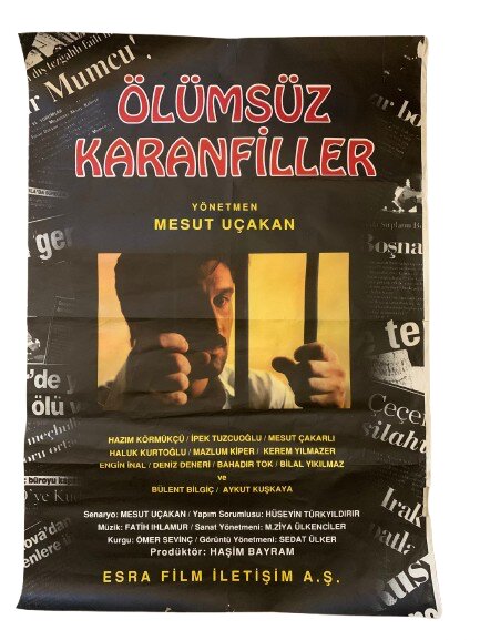 ''ÖLÜMSÜZ KARANFİLLER'' DÖNEM BASKI FİLM AFİŞİ