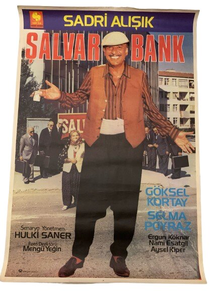 ''ŞALVAR BANK'' DÖNEM BASKI FİLM AFİŞİ 