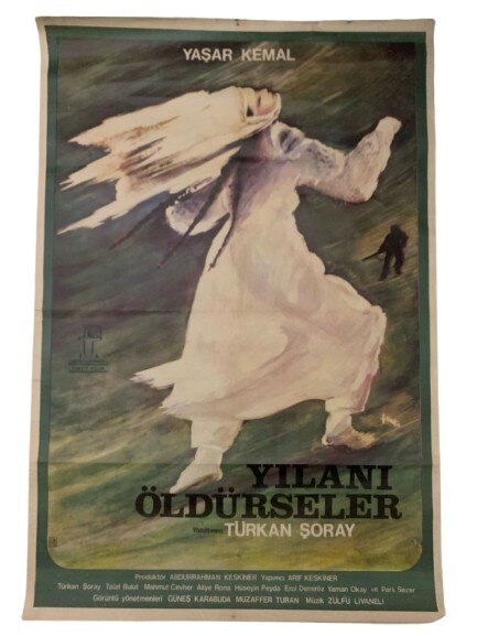 ''YILANI ÖLDÜRSELER'' DÖNME BASKI ÇİZİM FİLM AFİŞİ