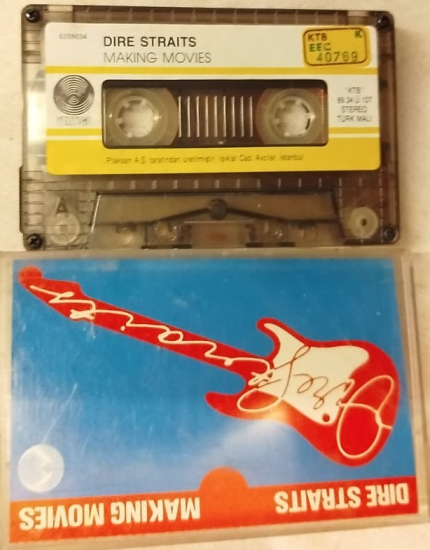 1980 DİRE STRAİTS MAAKİNG MOVİES ORİJİNAL DÖNEM BASKI KASET VE KAPAK