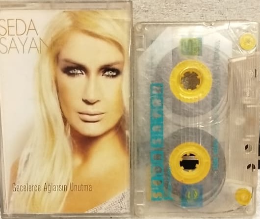 SEDA SAYAN GECELERCE AĞLARSIN UNUTMA ORİJİNAL DÖNEM KASET ORJINAL KAPAKLI