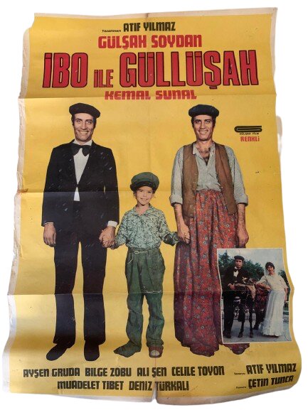''İBO İLE GÜLLÜŞAH'' DÖNEM BASKI FİLM AFİŞİ
