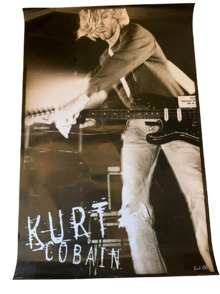 ''KURT COBAIN'' (NIRVANA) POSTER 2003