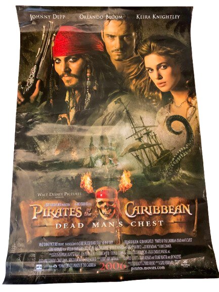 ''PIRATES CARIBBEAN'' (KARAYİP KORSANLARI) ÇİFT TARAFLI FİLM AFİŞİ