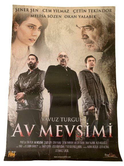 ''AV MEVSİMİ''DÖNEM BASKI  FİLM AFİŞİ