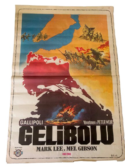 ''GELİBOLU'' ÖMER MUZ DÖNEM BASKI ÇİZİM AFİŞ