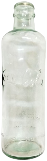 COCA COLA NOSTALJİ SERİSİ 25 CL LİK KABARTMALI VE ETİKETLİ KOLEKSİYONLUK VİNTAGE CAM ŞİŞE.