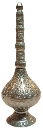 GULEBDAN KOKU GUL SUYU İÇİN DOKUM METAL GÜLSUYU ŞİŞESİ