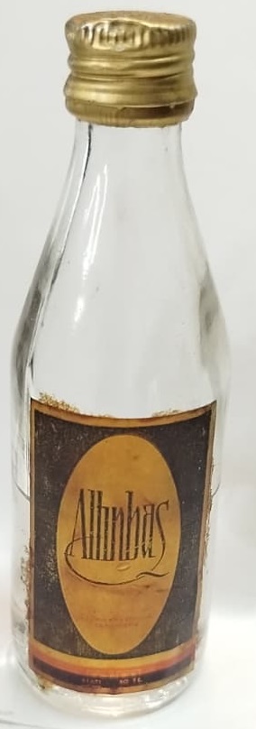 ALTINBAŞ RAKI 50 ML MİNYATÜR İÇKİ RAKI ŞİŞESİ KAPAGI ACILMAMIŞ ZAMANLAYARISI İCERSİNDEN UCMUS