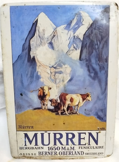 1925 MÜRREN BERGBAHN  1650 MÜM  FUNICULAIRE  SUISSE BERNER OBERLAND SWITZERLAND TENEKE  KARTPOSTAL