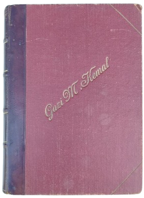 1938 TEK CİLT 600 SAYFA KÜLTÜR BAKANLIĞI ARMAĞAN İZMİR CİLTÇİ İMZALI NADİDE ATATÜRK NUTUK KİTABI ORJINAL BASKI DONEM URUN
