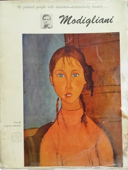 AMEDEO MODIGLIANI - THE LIBRARY OF GREAT PAINTERS PORTFOLIO EDITION (HARRY N. ABRAMS, NEW YORK) ORJINAL BASKI
