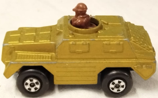 1973 MATCHBOX STOAT LESNEY NADİR KOLEKSİYONLUK ASKERİ ZIRHLI ARAC OYUNCAK ARABA MODELİDİR