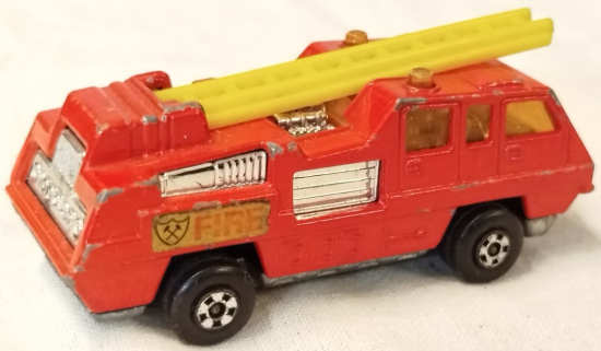 1975 İNGİLTERE ÜRETİMİ MATCHBOX BLAZE BUSTER İTFAİYE ARACI KOLEKSİYONLUK NADİR VİNTAGE OYUNCAK