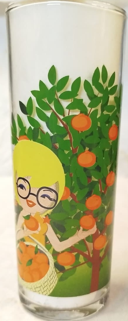 2000 FANTA KOLEKSİYONLUK VINTAGE CAM BARDAK NOSTALJİK PORTAKAL DESENLİ ÖZEL ÜRETİM GÜNLÜK KULLANIM 1 ADET BARDAK