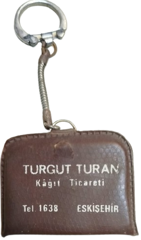 1960 ESKİSEHİR NADİR BULUNAN DÖNEM PROMOSYON VİNTAGE MİNİ DERİ KAN GRUBU BİLGİ KARTLI ANAHTARLIK KOLEKSİYONLUKTUR