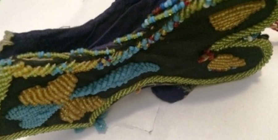 OSMANLI KESE BONCUK İŞİ İCERSİ OSMANLI BAYRAKLI PARA KESESİ TAMAMI EL İŞCİLİGİ