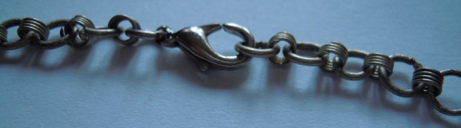 1920  OSMANLI YAPIM GELİN MERASİMDE TAKILAN  KOLYE EL İŞİ DÜŞÜK AYAR GÜMÜŞ 