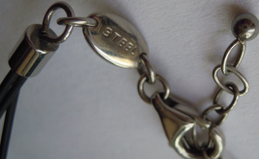 FOSSIL STEEL MARKALI ORJİNAL TAŞLI  GÜMÜŞ KOLYE 