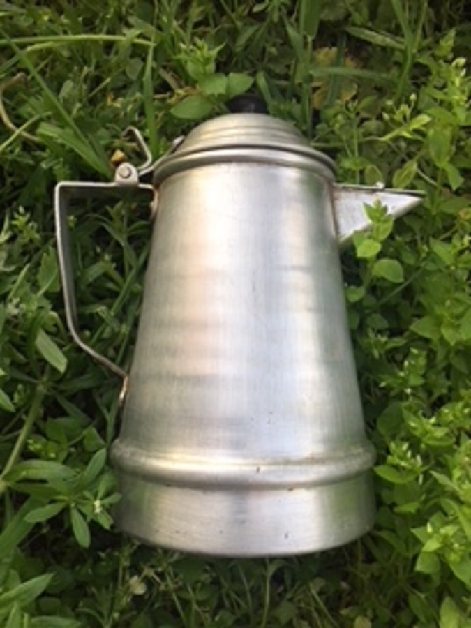  ANTİKA CAYDANLIK METAL ALİMÜNYUM KAPAKLI KULPLU