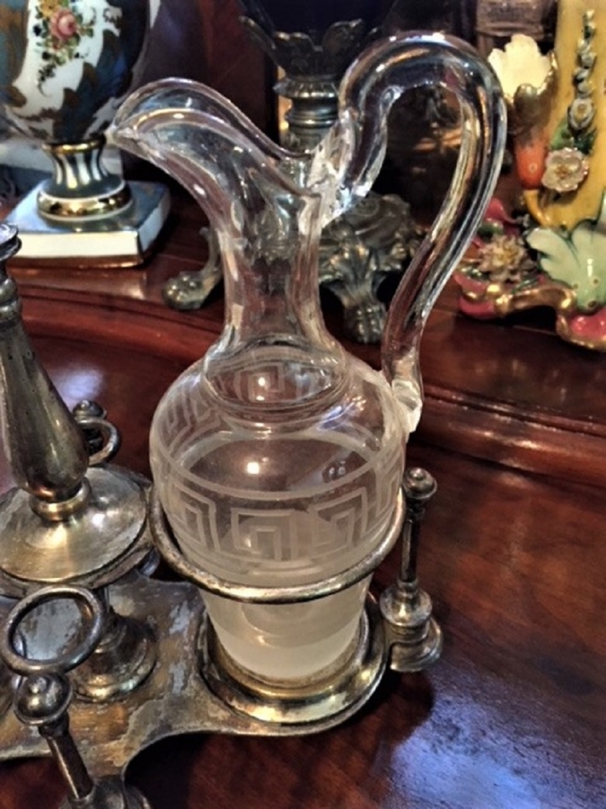 CHRISTOFLE TAŞINABİLİR  GECMELİ YAGLIK LİMONLUK SOSLUK  20 CM YÜKSEKLİKDE EKSİKSİZ