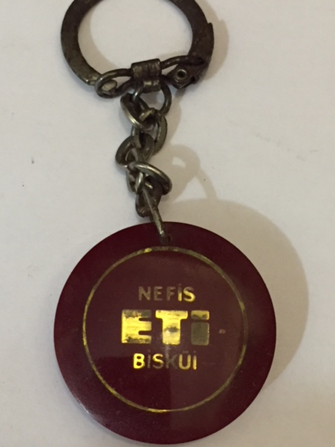 1960 ETİ BİSKÜVİ POLİ KARBON ANAHTARLIK