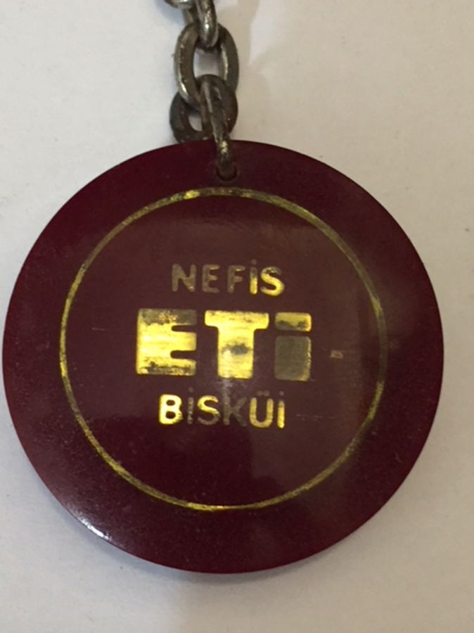 1960 ETİ BİSKÜVİ POLİ KARBON ANAHTARLIK