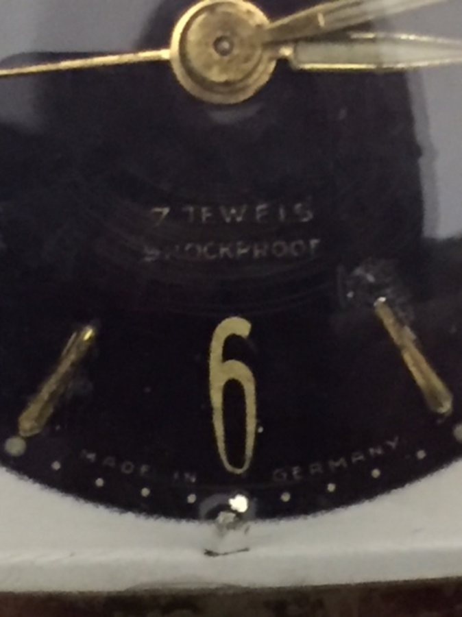 SEYAHAT BAŞ UCU SAATİ DERİ KABINDA 7 TAŞLI ALMAN MALI