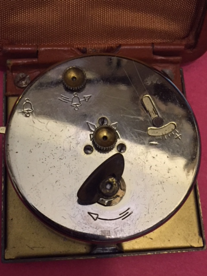 SEYAHAT BAŞ UCU SAATİ DERİ KABINDA 7 TAŞLI ALMAN MALI