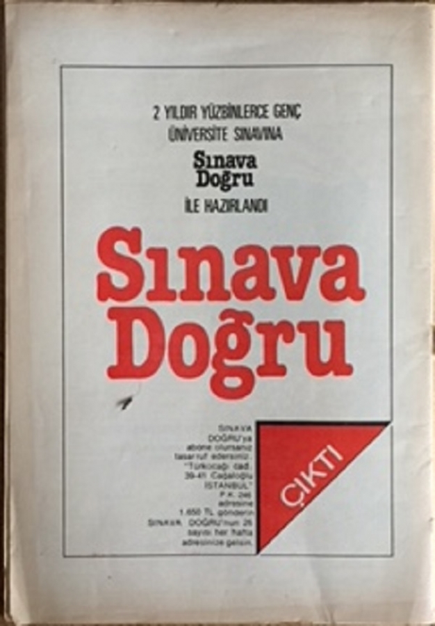 BİLİM SANAT AYLIK KULTUR DERGİSİ ARALIK 1982 SAYI 24 