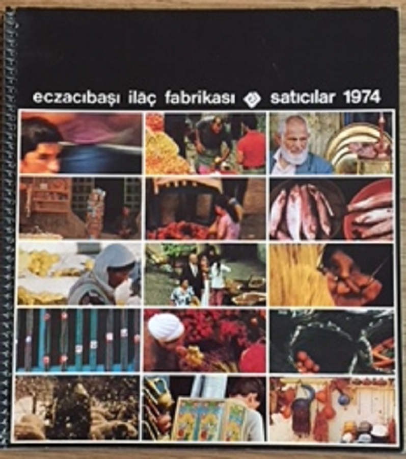  ECZACI BAŞI İLAÇ FABRİKASI SATICILAR TEMALI 1974 KUŞE KAĞIT