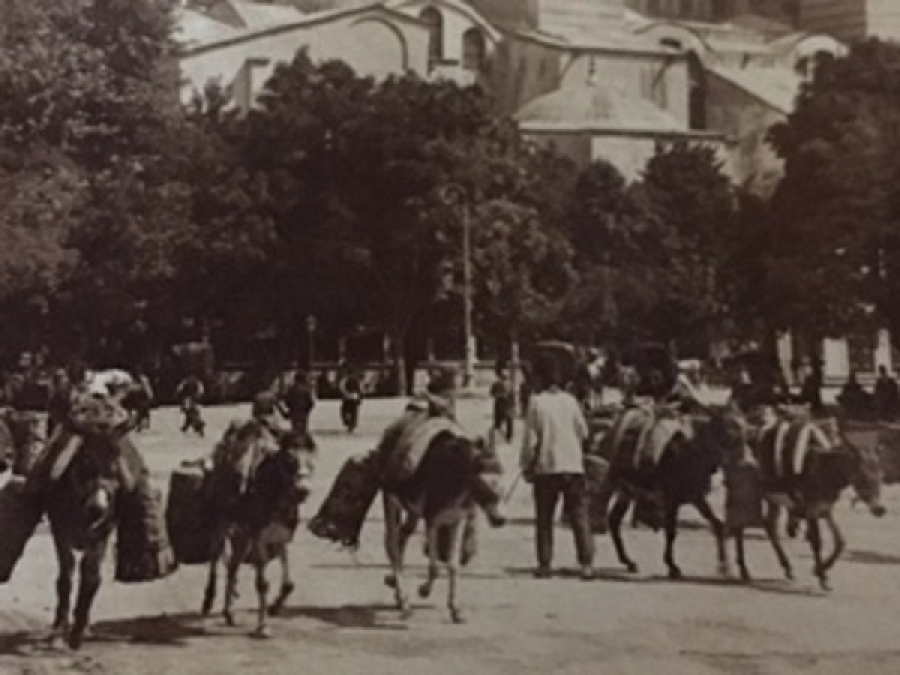   STEREOSKOP  KART OSMANLI  3 BOYUTLU KART  AYASOFYA SULTANAHMET MEYDANI  UNDERWOOD PUBLİSHERS 