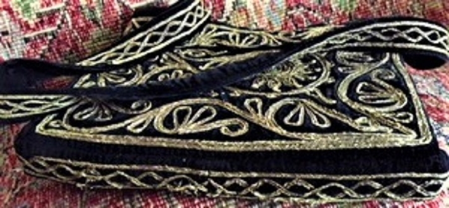 EL YAPIMI TEL KIRMA NAKIŞLI MUSAF KURAN CANTASI KABI OSMANLI MOTİFLİ