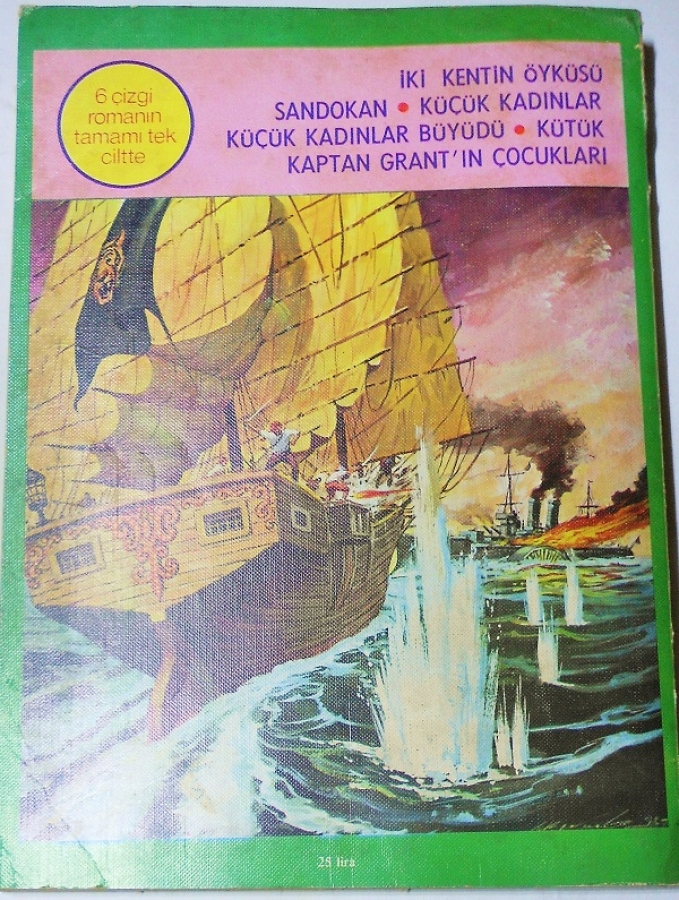 	 RESİMLİ KLASİKLER 6 ÇOCUK ROMANLARINDAN CİZĞİ ROMAN