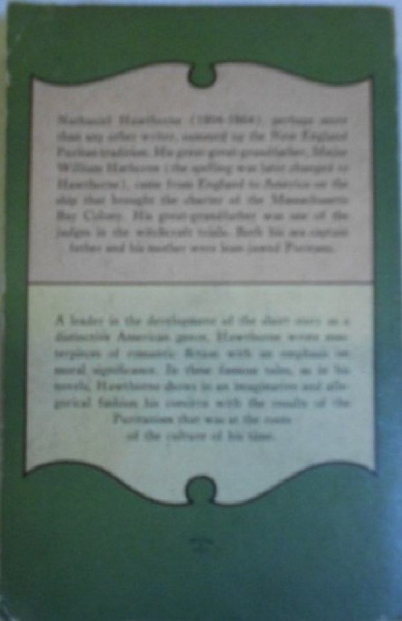 TWİCE-TOLD TALES AND OTHER SHORT STORİES  NATHANIEL HAWTHORNE KISA HİKAYELER 1950