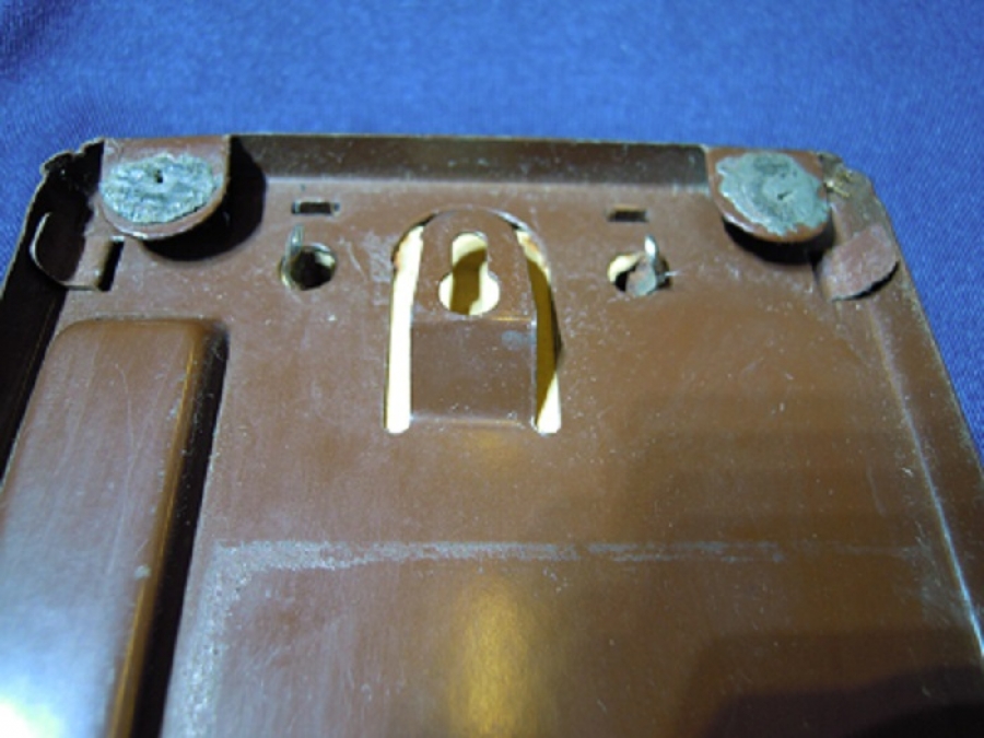 1950 USA AMERİKAN MASA ÜSTÜ METAL TELEFON NOT REHBERİ FİHRİST REHBER