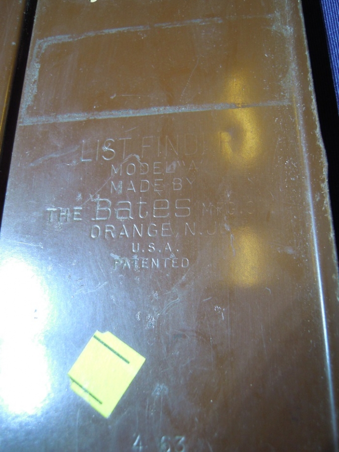 1950 USA AMERİKAN MASA ÜSTÜ METAL TELEFON NOT REHBERİ FİHRİST REHBER