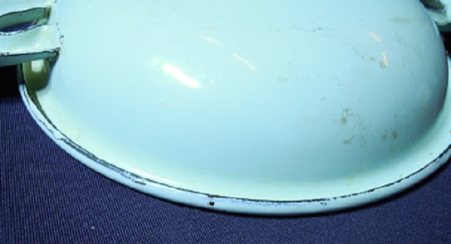 EMAYE BEBEK MAMA KULPLU METAL İÇERSİ RESİMLİ TABAK