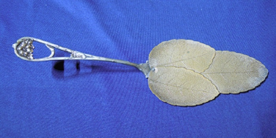  GÜMÜŞ KAPLAMA PASTA SPATULA 