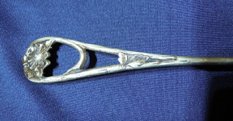  GÜMÜŞ KAPLAMA PASTA SPATULA 