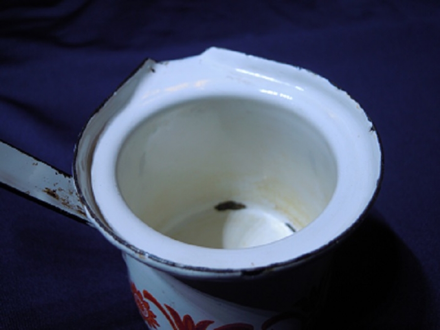  KARAOĞLU EMAYE TİRYAKİ KAHVE CEZVE 