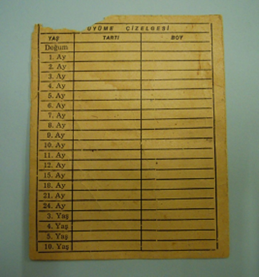 DOKTOR ÖMER DEVECİ OĞLU AŞI KART CİZELGESİ