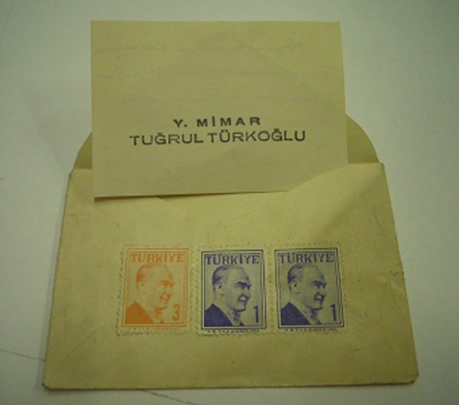 MAKARNA REKLAMLI KAYSERİ PULLU TEBRİK KARTI