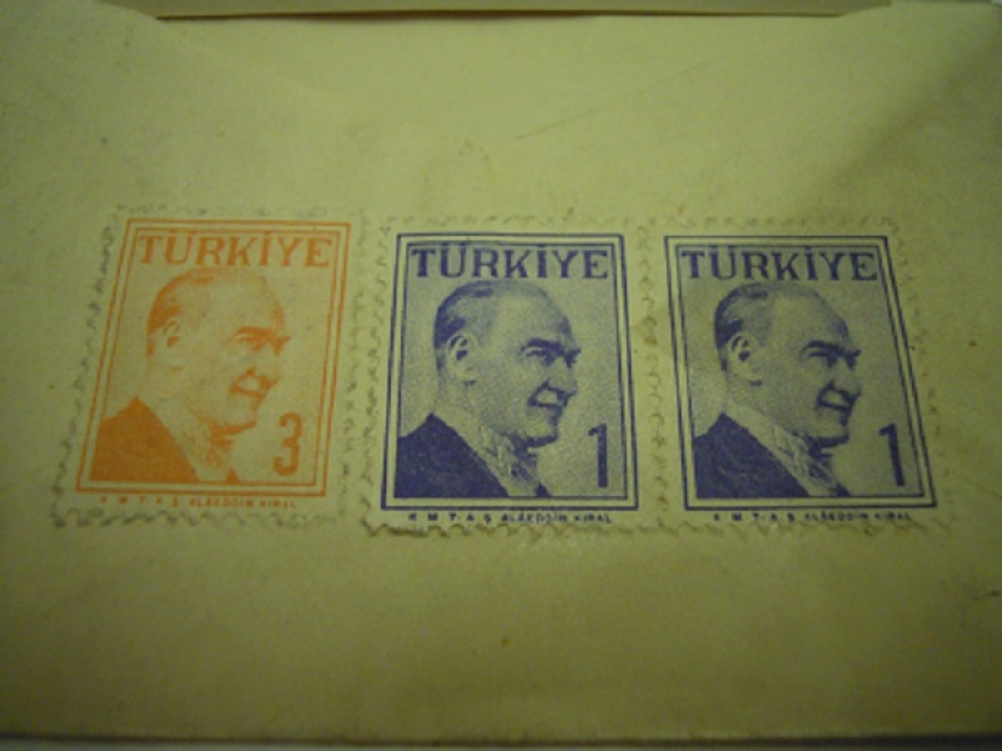 MAKARNA REKLAMLI KAYSERİ PULLU TEBRİK KARTI