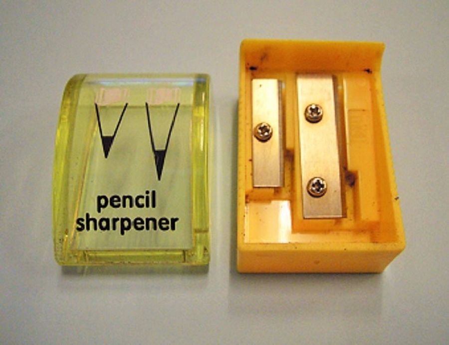 PENCİL SHARPENER SARI PLASTİK KALEM TRAŞ