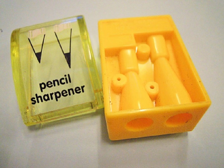 PENCİL SHARPENER SARI PLASTİK KALEM TRAŞ