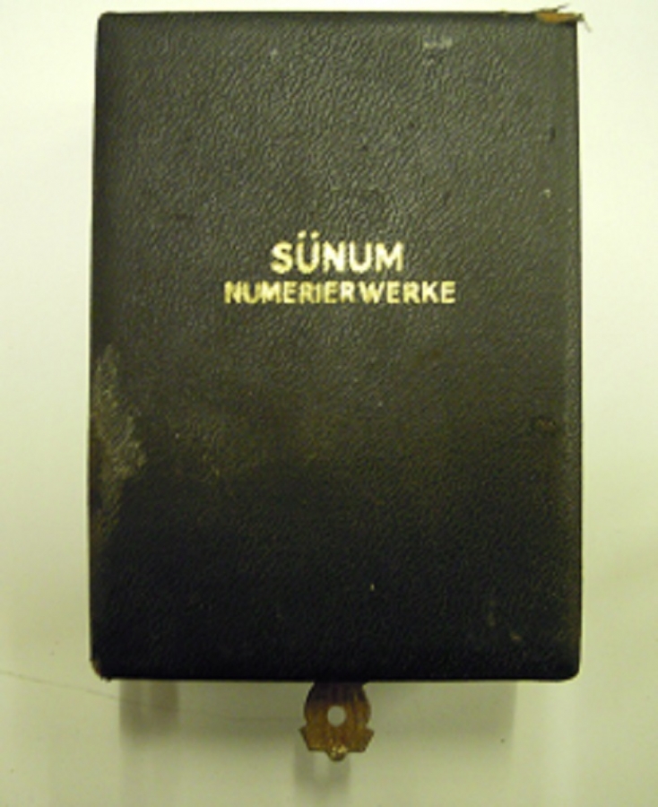 MATBAA BASIM SIRALI NUMARA BASIMINDA MEKANİK NUMUNATÖR SÜNUM NUMERIER WERKE 