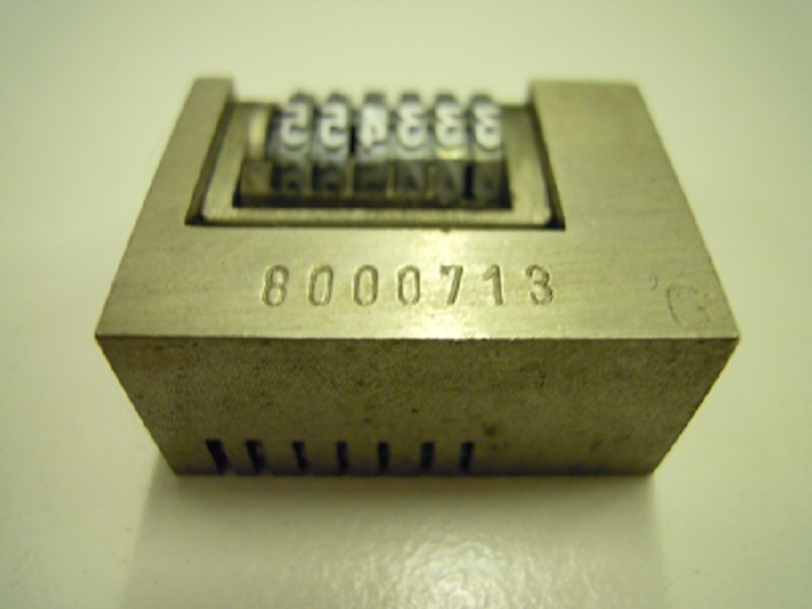 MATBAA BASIM SIRALI NUMARA BASIMINDA MEKANİK NUMUNATÖR SÜNUM NUMERIER WERKE 