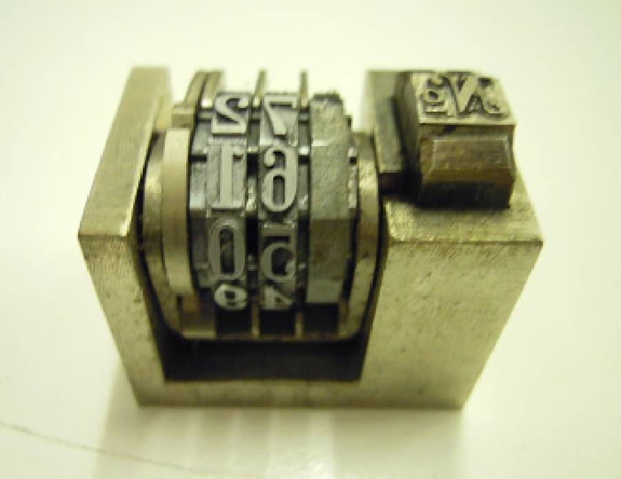 MATBAA BASIM SIRALI NUMARA BASIMINDA MEKANİK NUMUNATÖR SÜNUM NUMERIER WERKE 